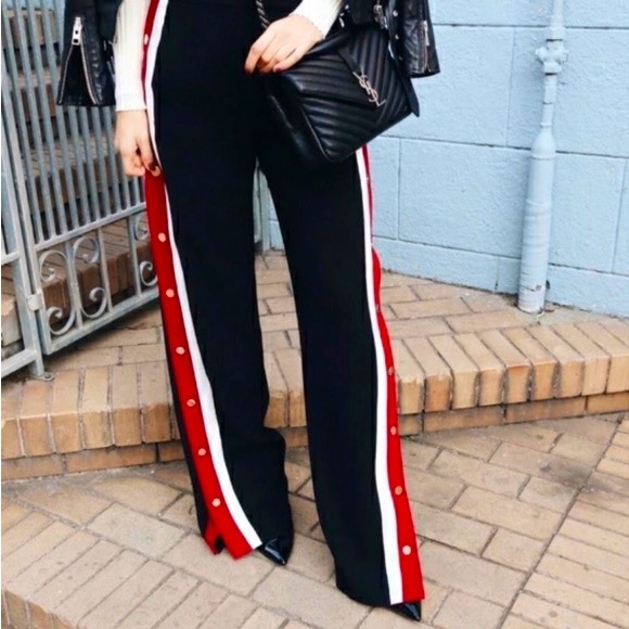 Zara stripe track pants - Picture 1 of 10
